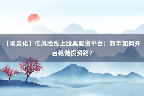 【场景化】低风险线上股票配资平台：新手如何开启稳健投资路？